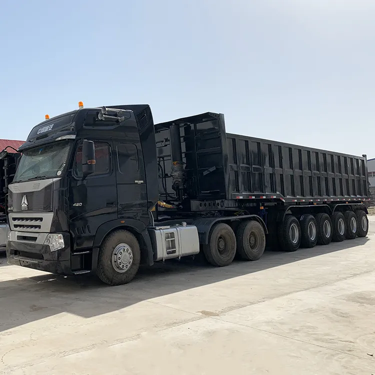 6 Axle 100T Hydraulic Dump Semi Trailer - Image 2