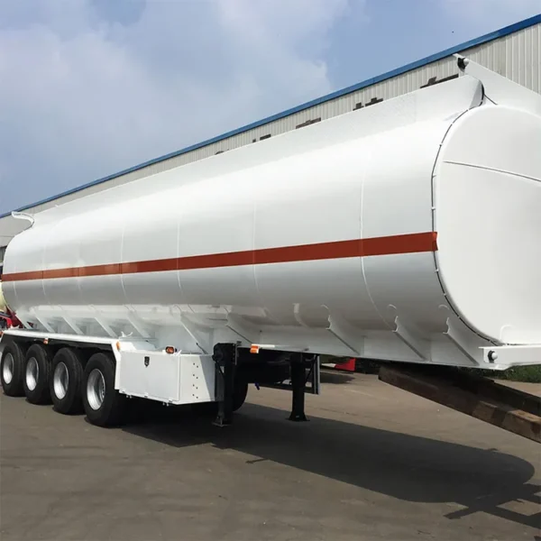 4 Axles 50000 Liter Oil Tanker Semi Trailer