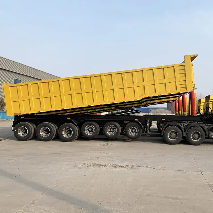 6 Axle 100T Hydraulic Dump Semi Trailer - Image 5