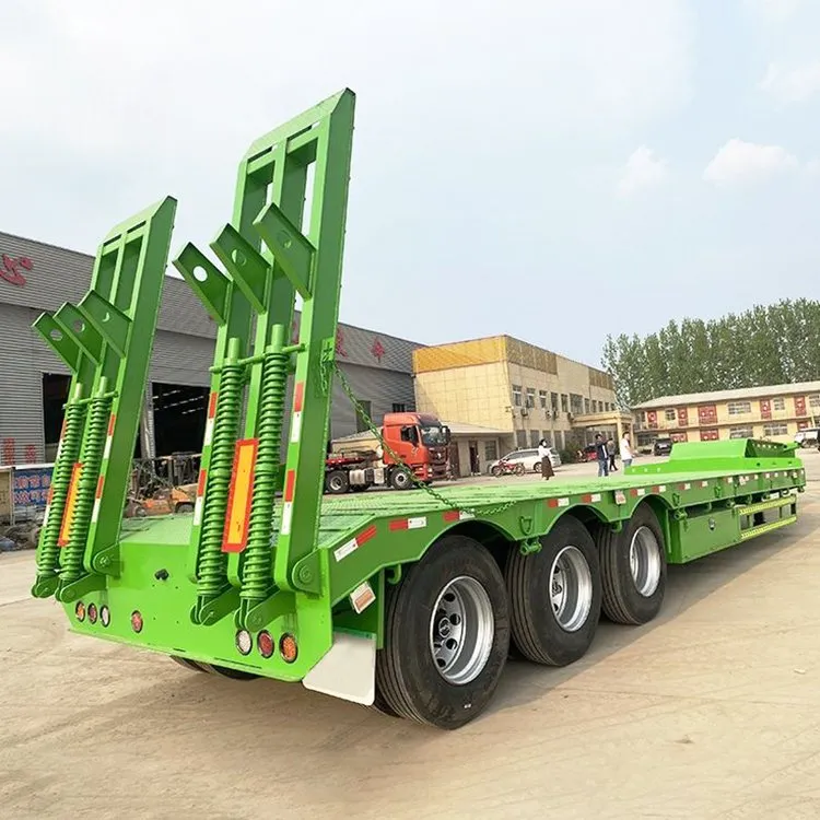 3 Axle 60 Tons Lowbed Semi Trailer - Image 2