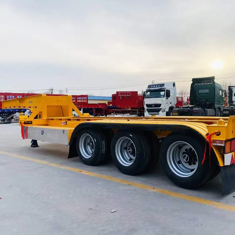 3 Axle 45FT Dock Skeleton Semi Trailer - Image 3