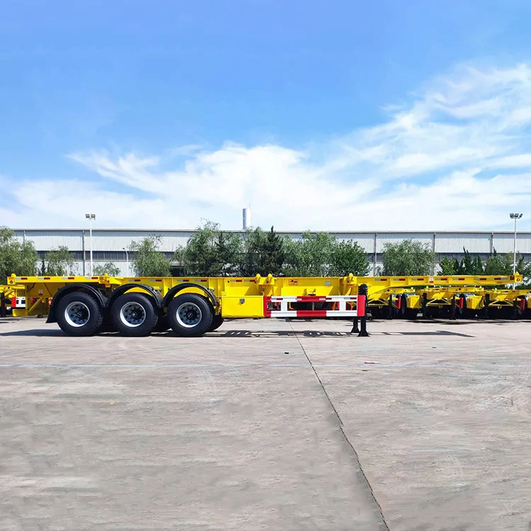 3 Axle 45FT Dock Skeleton Semi Trailer - Image 5