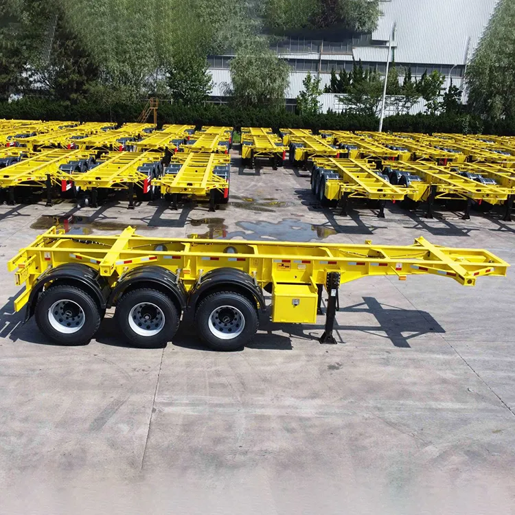3 Axle 45FT Dock Skeleton Semi Trailer - Image 6