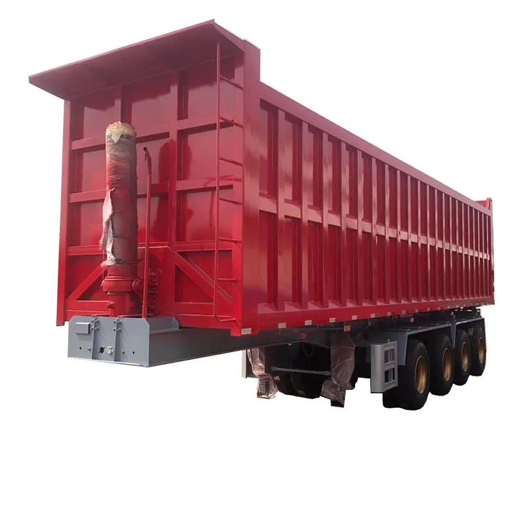 4 Axles 45 Cubic Meters Dump Truck Semi Trailers - Image 4