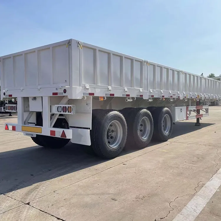 Tri Axle Sidewall Fence Cargo Semi Trailer - Image 3