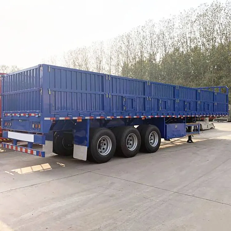 Tri Axle Sidewall Fence Cargo Semi Trailer - Image 4