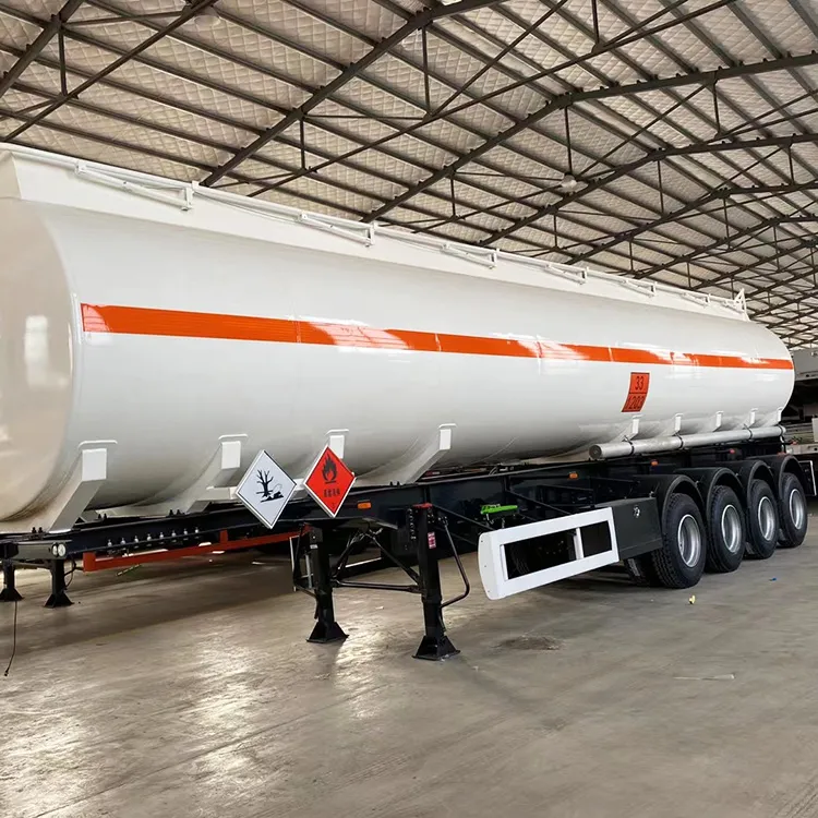 4 Axles 50000 Liter Oil Tanker Semi Trailer - Image 3