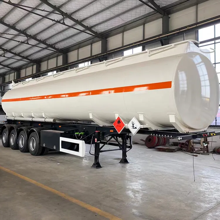 4 Axles 50000 Liter Oil Tanker Semi Trailer - Image 5