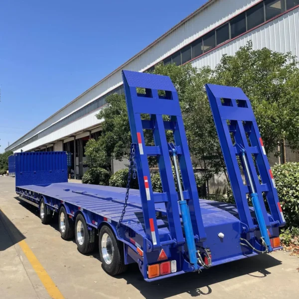 150 Ton Detachable Gooseneck Lowboy Truck Trailer
