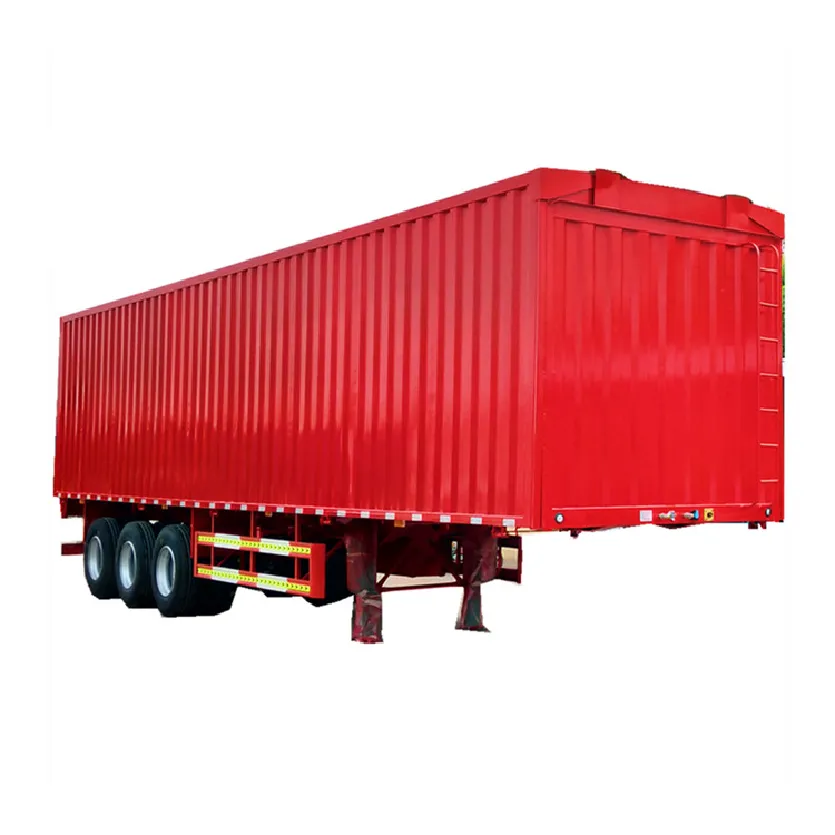 3 Axles 60T Side Curtain Guardrail Semi Trailer - Image 6