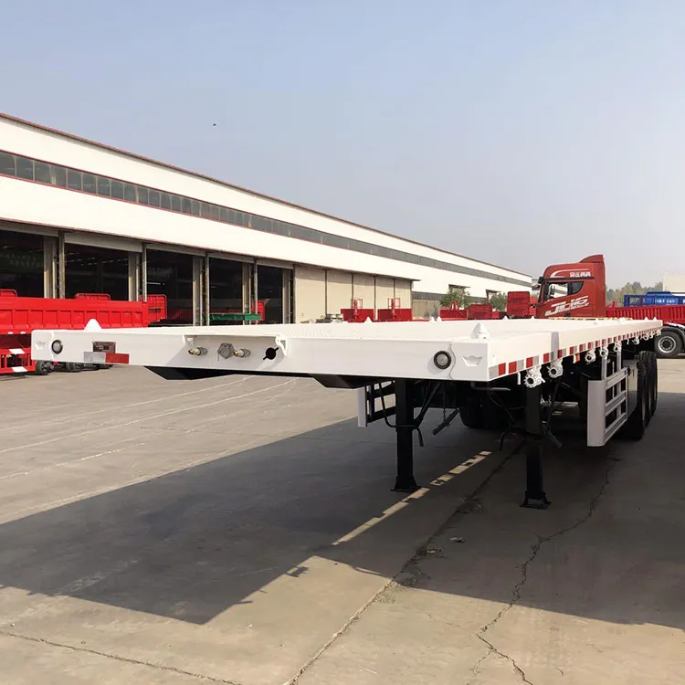 3 Axle 40 Foot Container Flat Bed Trailer - Image 4