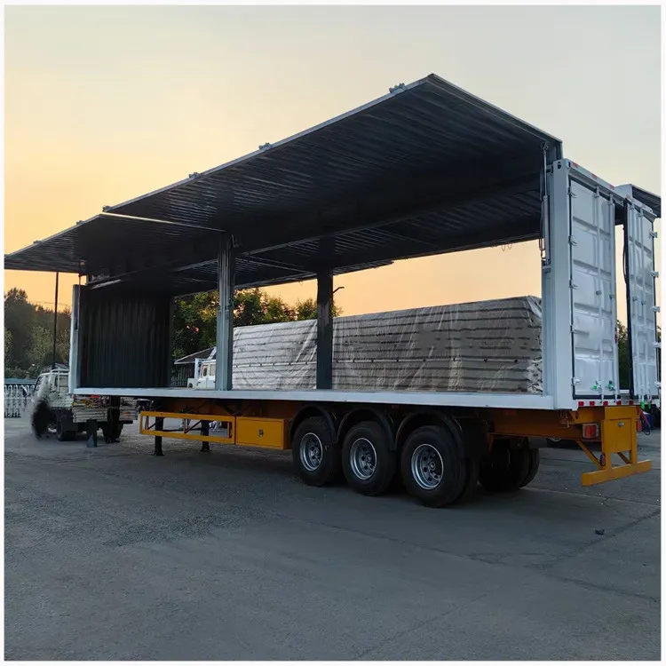 3 Axle Transport Semi Box Truck Trailer - Image 5