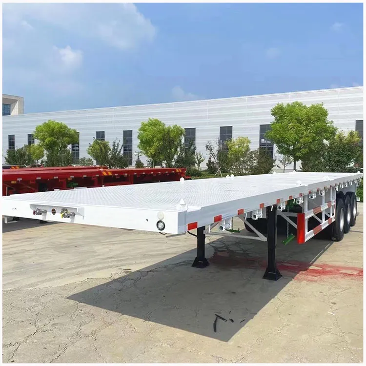 3 Axle 40 Foot Container Flat Bed Trailer - Image 6