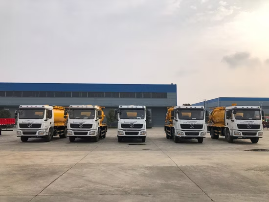 Shacman LHD HOWO 4X2 Clean 12000L 10tons Vacuum Sewer Cleaning Washing Jetting Tanker Truck 4X2 High Pressure Jet Sewage Suction Tanker Truck - Image 6