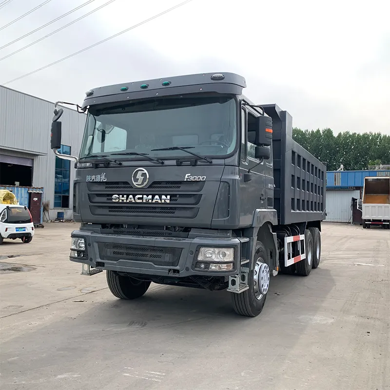 Good Condition 6X4 10 Wheeler 380HP Manual Diesel Tipper Mining Truck Euro3 Used Shacman F3000 Dump Truck for Sale - Image 2